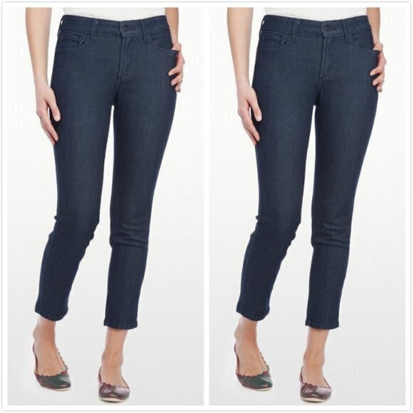 NYDJ Clarissa Ankle Pants in Dark Wash #M10M45T Womens Size 6 - Picture 1 of 8